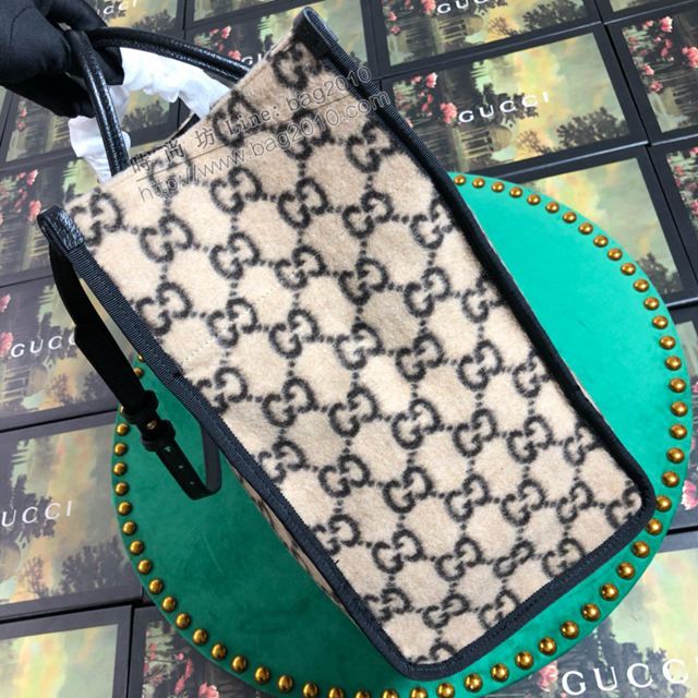 Gucci包 古馳女包 598169藍絨 Gucci新款購物包 Gucci手提肩背女包  gudj1416